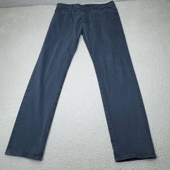AG Adriano Goldschmied Pant Men 38x34 Blue Tellis Chino Modern Slim 5 Pocket - Picture 16 of 16
